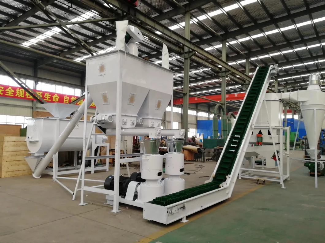 New Design High Quality Animal Feed Production Line Poultry Feed Making Machine Chicken Feed Pelletizer Machine Animal Feed Mill Plant Chicken Feed Production