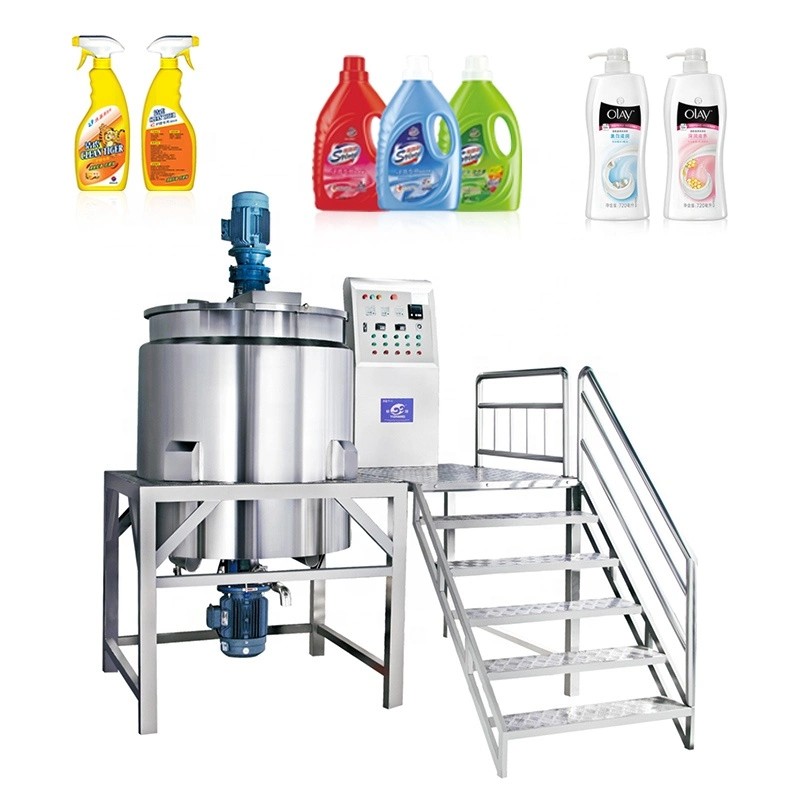 Detergent Liquid Laundry Liquid Soap Making Machine High Shear Homogenizing Mixer Homogenizer Mixing Equipment