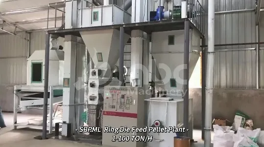 인기 있는 600kg 가축 동물 가금류 치킨 펠렛 사료 공장을 최고의 가격으로 만들기