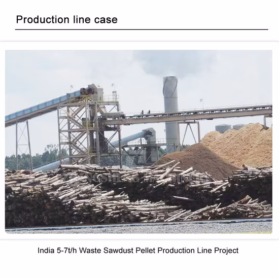 공장 가격으로 고성능을 제공하는 수직 링 다이 바이오매스 펠렛 생산 라인