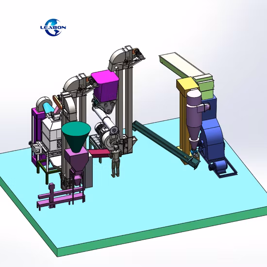 CE 2t/H 바이오매스 목재 펠렛 밀 목재 펠렛 기계 가격 자동 완전 목재 펠렛 생산 라인 판매